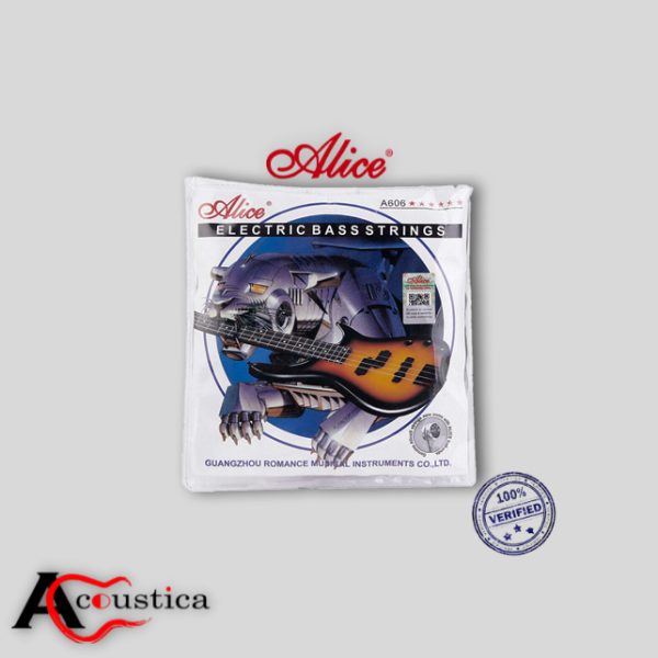 Aice A606 Electric Bass String, Nikel Alloy Winding (4 Strings)