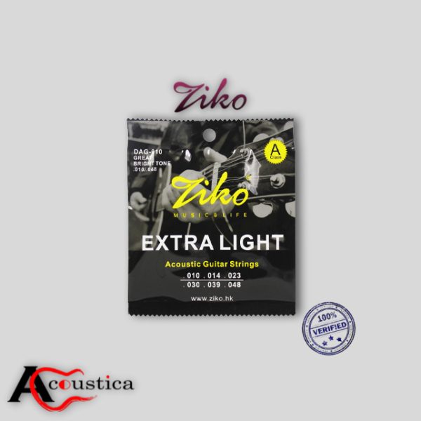 Ziko DAG-010 Extra Light Acoustic Guitar String