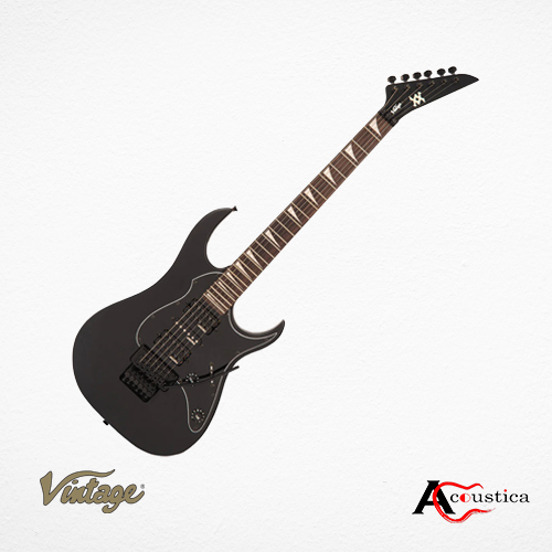 Vintage -VR2000VMX-VR200 Raider VMX Series -Electric Lead Guitar ~ Satin Black